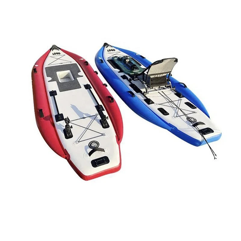 Fishing Boat Seat - 340*115*15cm LLDPE+PVC Foot Pedal Drive Canoe