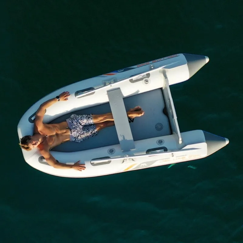AQUA MARINA Inflatable Boat, 3 - Fishing Boat Aluminum recension och pris