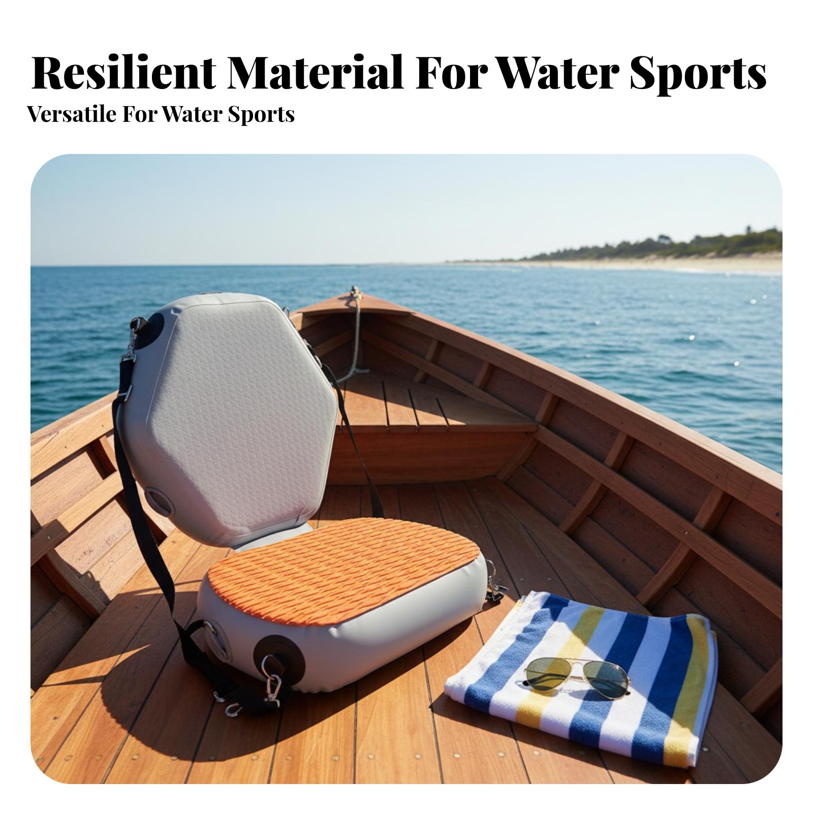 Inflatable Kayak Seat Wear-Res - Fishing Boat Seat recension och pris